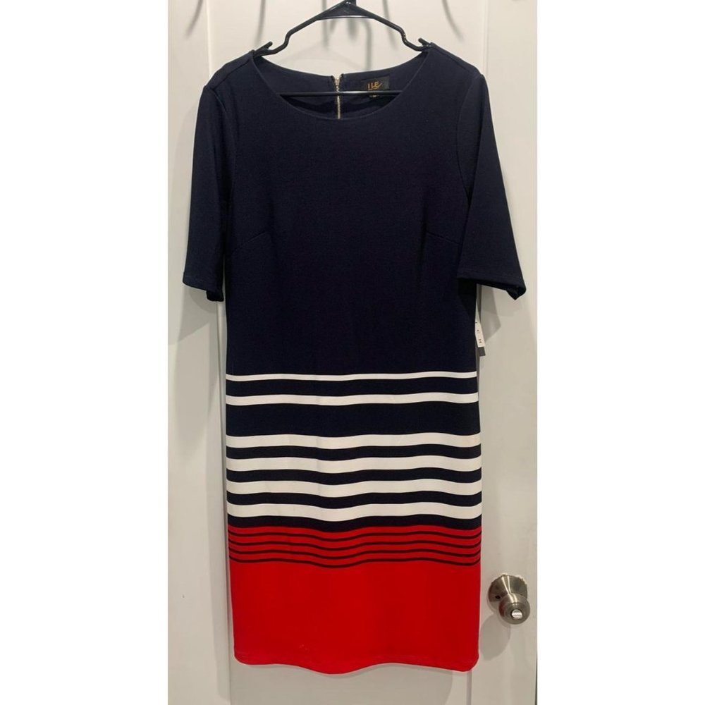 ILE New York Striped Dress NWT
